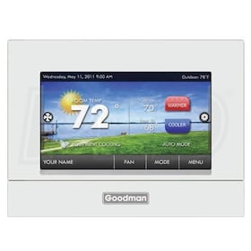 View Goodman TouchScreen - GT4273 - High Resolution Color Touchscreen Thermostat- 4H/2C