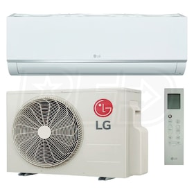 View LG Ductless Mini Split Heat Pump System - Single-Zone - 18k BTU - 18.0 SEER2 - R-32