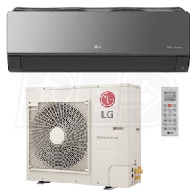View LG - 18k Cooling + Heating - Art Cool Mirror Wall Mounted - Air Conditioning System - 22 SEER2