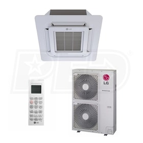 View LG - 48k BTU Cooling + Heating - Ceiling Cassette LGRED° Air Conditioning System - 17.5 SEER2