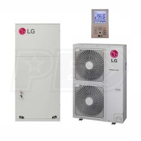 View LG - 48k BTU Cooling + Heating - Ducted Vertical Air Handler LGRED° Air Conditioning System - 19.0 SEER