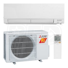 View Mitsubishi - 6k BTU Cooling + Heating - M-Series H2i plus Wall Mounted Air Conditioning System - 32.2 SEER2