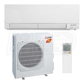 View Mitsubishi - 18k BTU Cooling + Heating - M-Series H2i plus Wall Mounted Air Conditioning System - 21.0 SEER2
