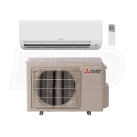 View Mitsubishi - 15k BTU Cooling + Heating - M-Series Wall Mounted Air Conditioning System - 21.0 SEER2