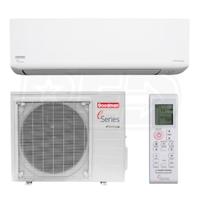 View Goodman e-Series - 18k BTU Cooling + Heating - Wall Mounted Air Conditioning System - 18.0 SEER2