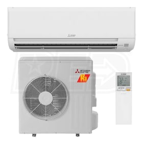 View Mitsubishi - 24k BTU Cooling + Heating - M-Series H2i Wall Mounted Air Conditioning System - 21.5 SEER2