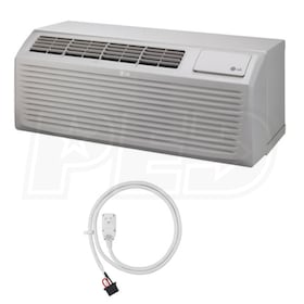 View LG - 7k BTU - Packaged Terminal Air Conditioner (PTAC) - 3.3 kW Electric Heat - 208-230V