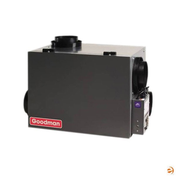 Goodman HRV-150D Recirculation Defrost Heat Recovery Ventilator, 123 CFM,  120V