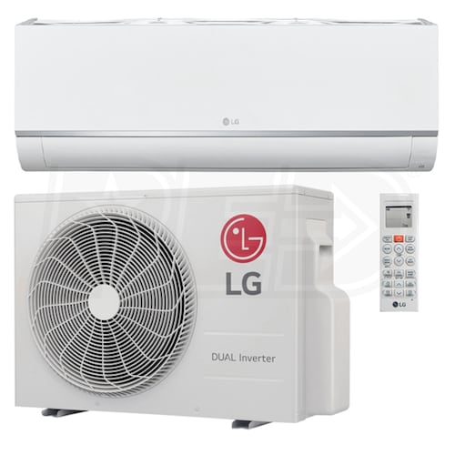 LG LS180HEV2 18k BTU Cooling + Heating Mega Wall Mounted Air Conditioning System 19.0 SEER