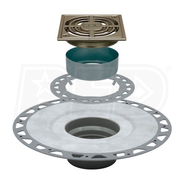 Schluter KKB81152PVCATGB KERDISHOWERKIT 32Inch x 60Inch Tray