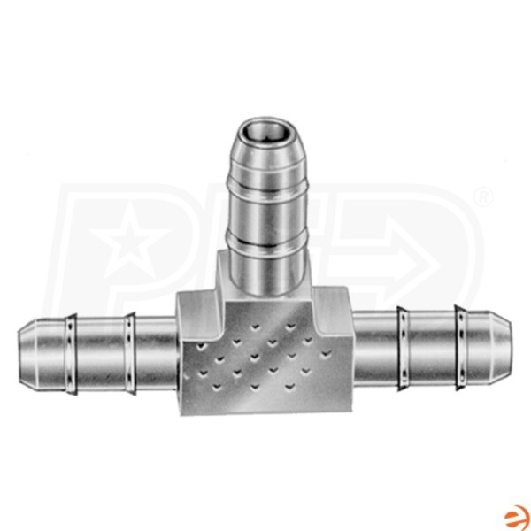 Honeywell CCT1612B Pneumatic Fitting, 1/4Inch Barbed x 1/4Inch Barbed