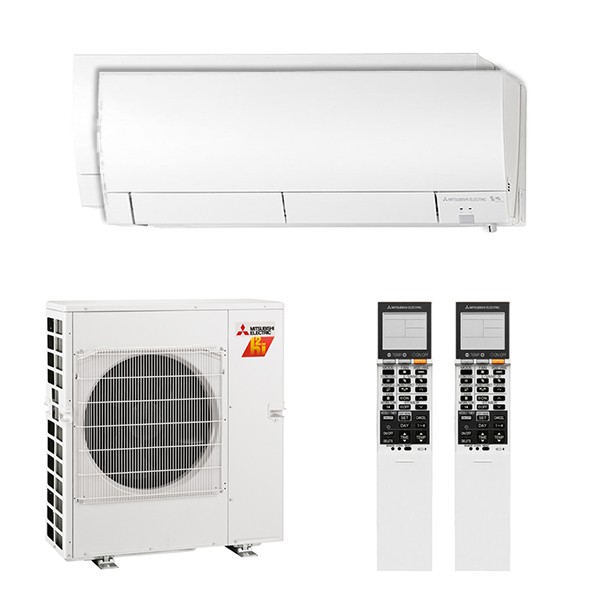 Mitsubishi M2H20H09120000-A Wall Mounted 2-Zone H2i System - 20,000 BTU  Outdoor - 9k + 12k Indoor - 17.0 SEER