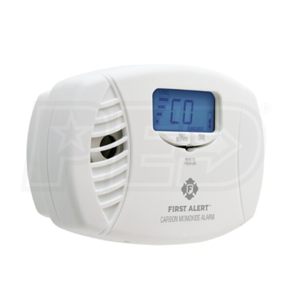 BRK CO615B Carbon Monoxide Alarm with Battery Backup and Digital