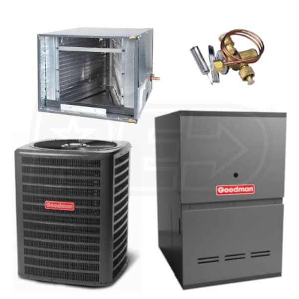 Goodman GSX1630GCES96040H 2.5 Ton Cooling 40k BTU/Hr Heating Air