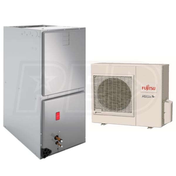 Fujitsu 36lmas1 36k Btu Cooling Heating Multi Position Air Handler System 18 0 Seer