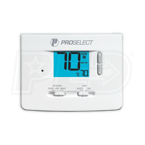 ProSelect PSTSL - Non-Programmable Thermostat - 2H/1C - Dual Power