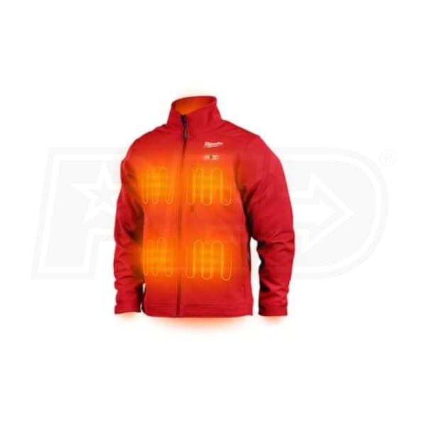 Milwaukee 204R-212X - - M12™ Heated Toughshell™ Jacket Kit - 2X - Red