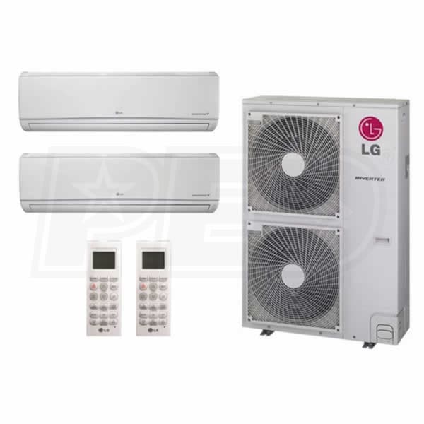 LG L2H60W24240000 Wall Mounted 2Zone System 60,000 BTU Outdoor 24k