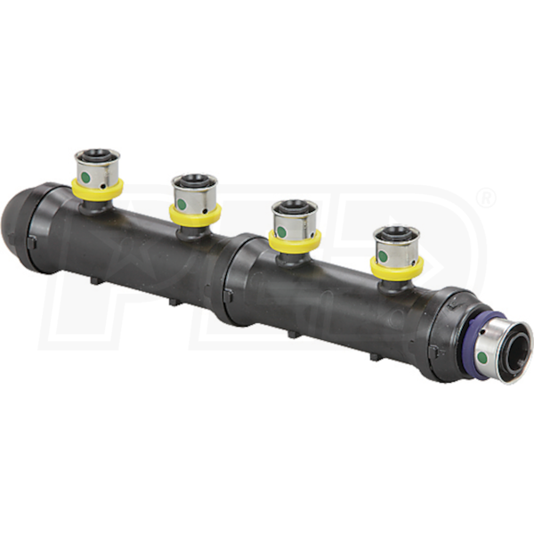 Viega 49206 PEX Press Manifold 6 Outlets 1Inch Diameter 1/2